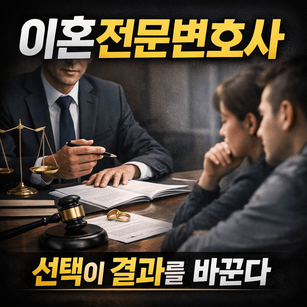 이혼전문변호사 선택 기준부터 상담 준비까지, 후회 없는 이혼 준비 가이드