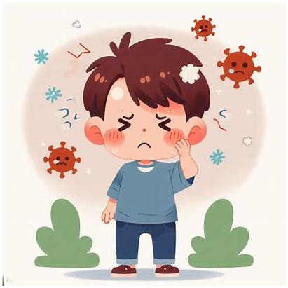 두통을 호소하는 어린이