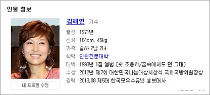 김혜연 토요일밤에