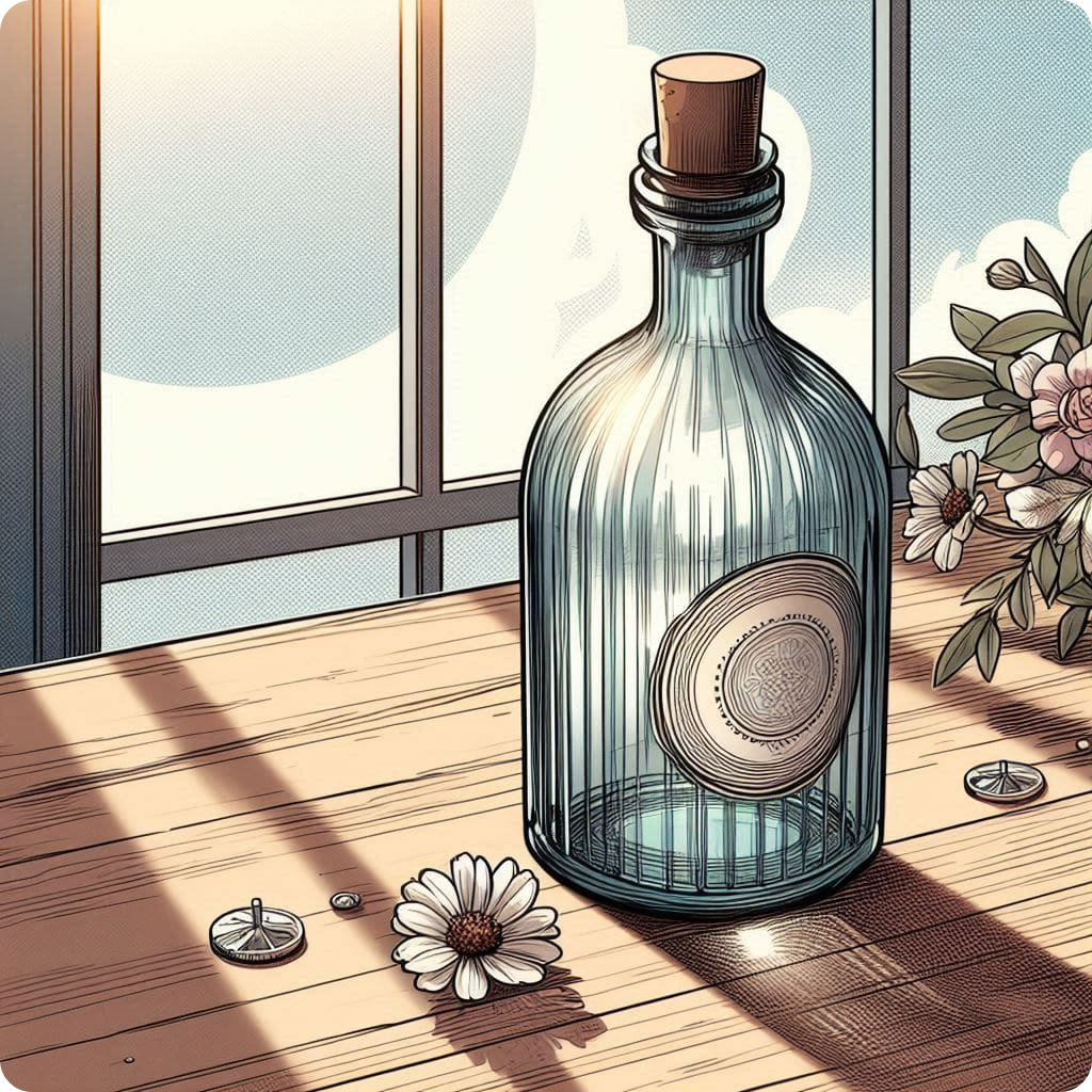 Russian empty bottle