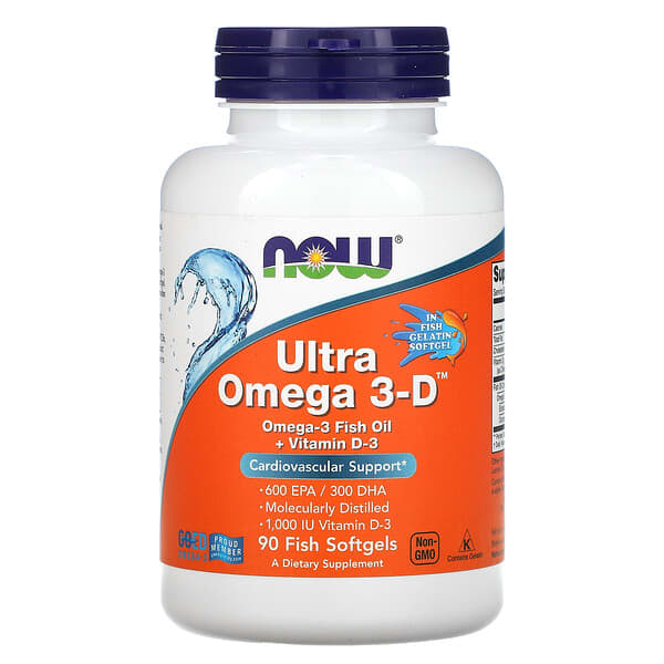 Now Foods - Omega-3 & Vitamin D3
