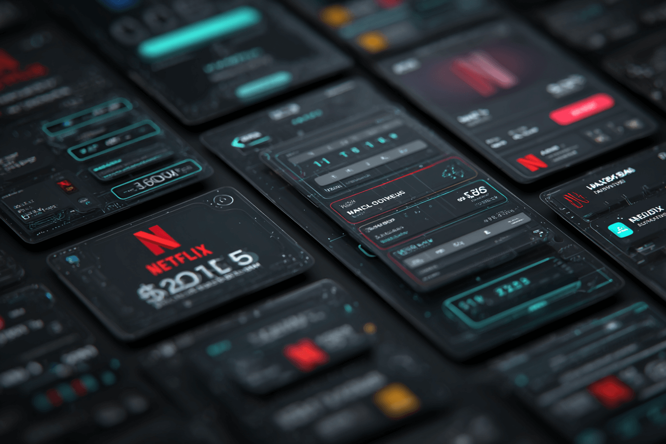 핸드폰의-넷플릭스-로고-이미지