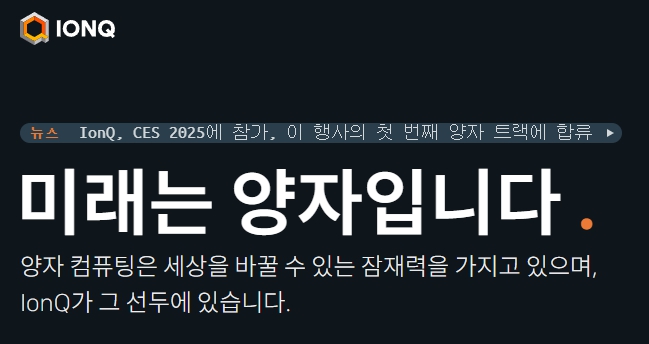 아이온큐 주가 분석