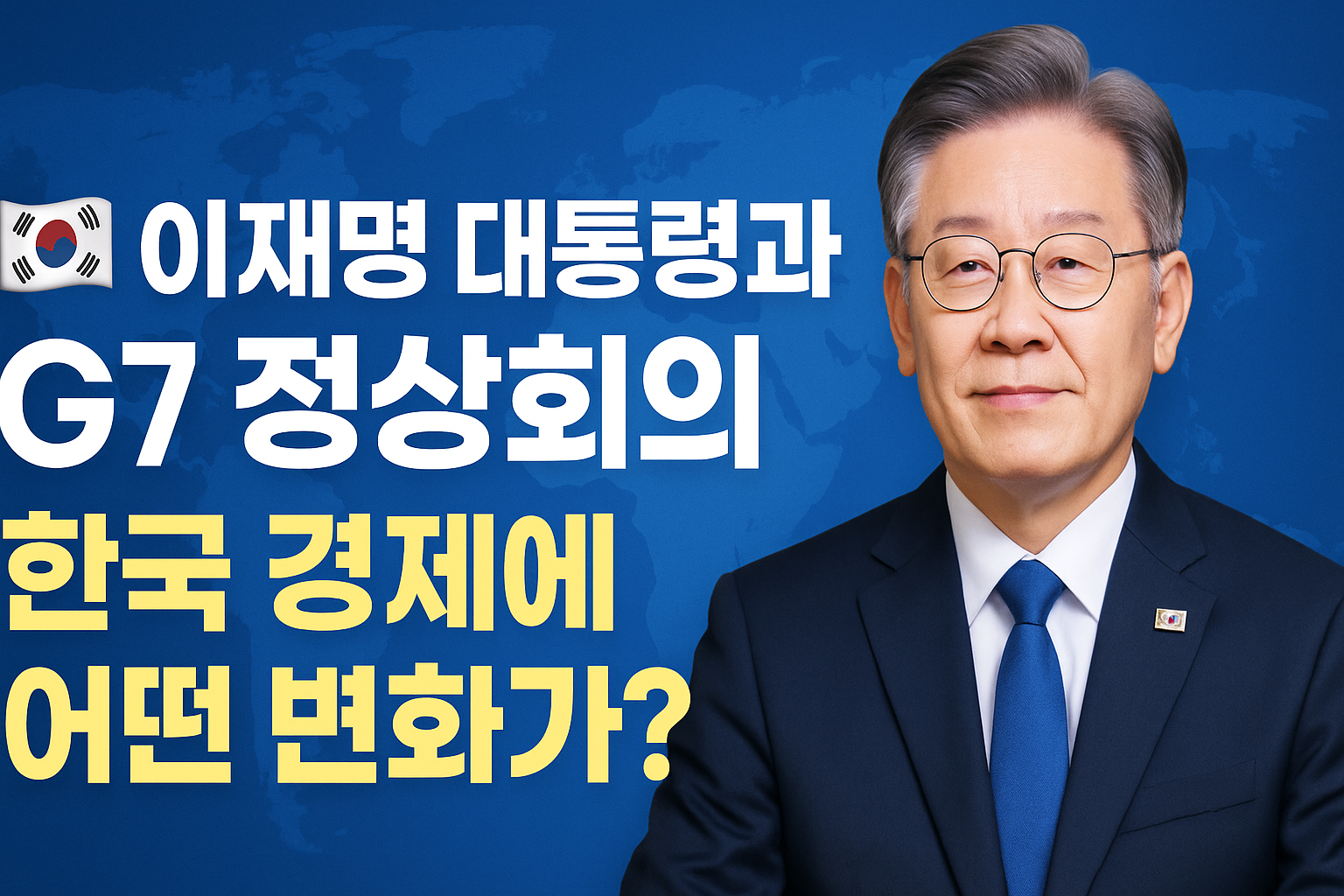 이재명 대통령과 G7 정상회의