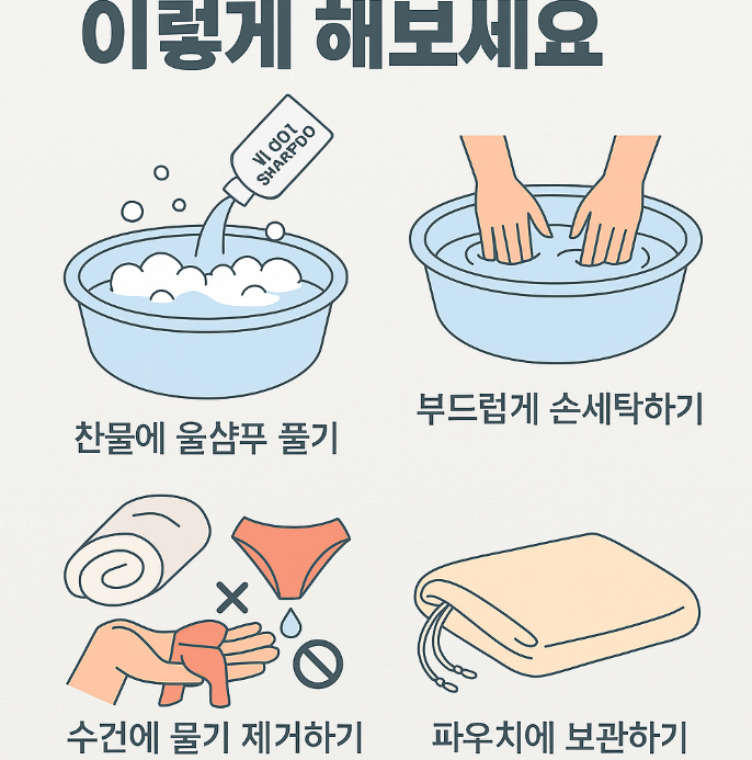 울샴푸-세탁법