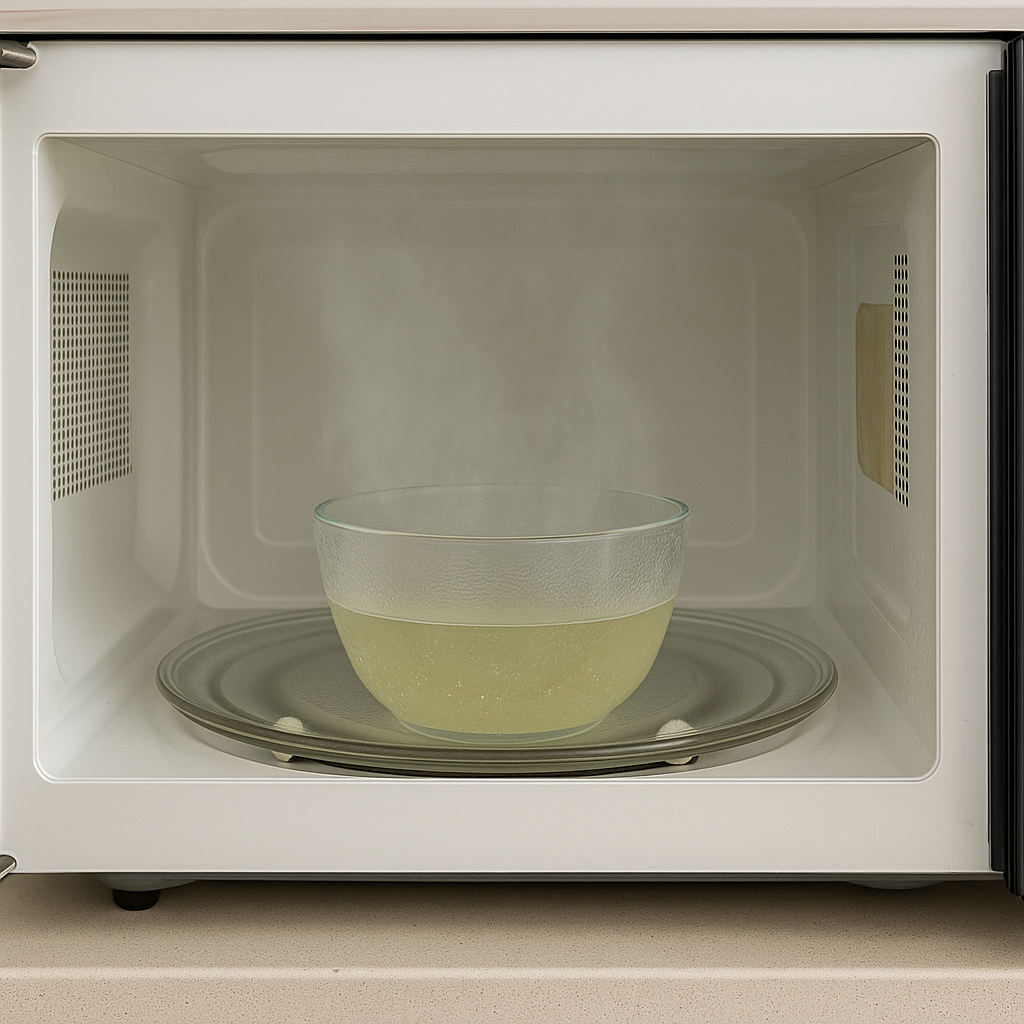 전자레인지 유증기 찌든 때, 이렇게 지우세요!