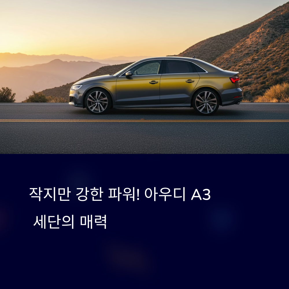 아우디A-3의 외형