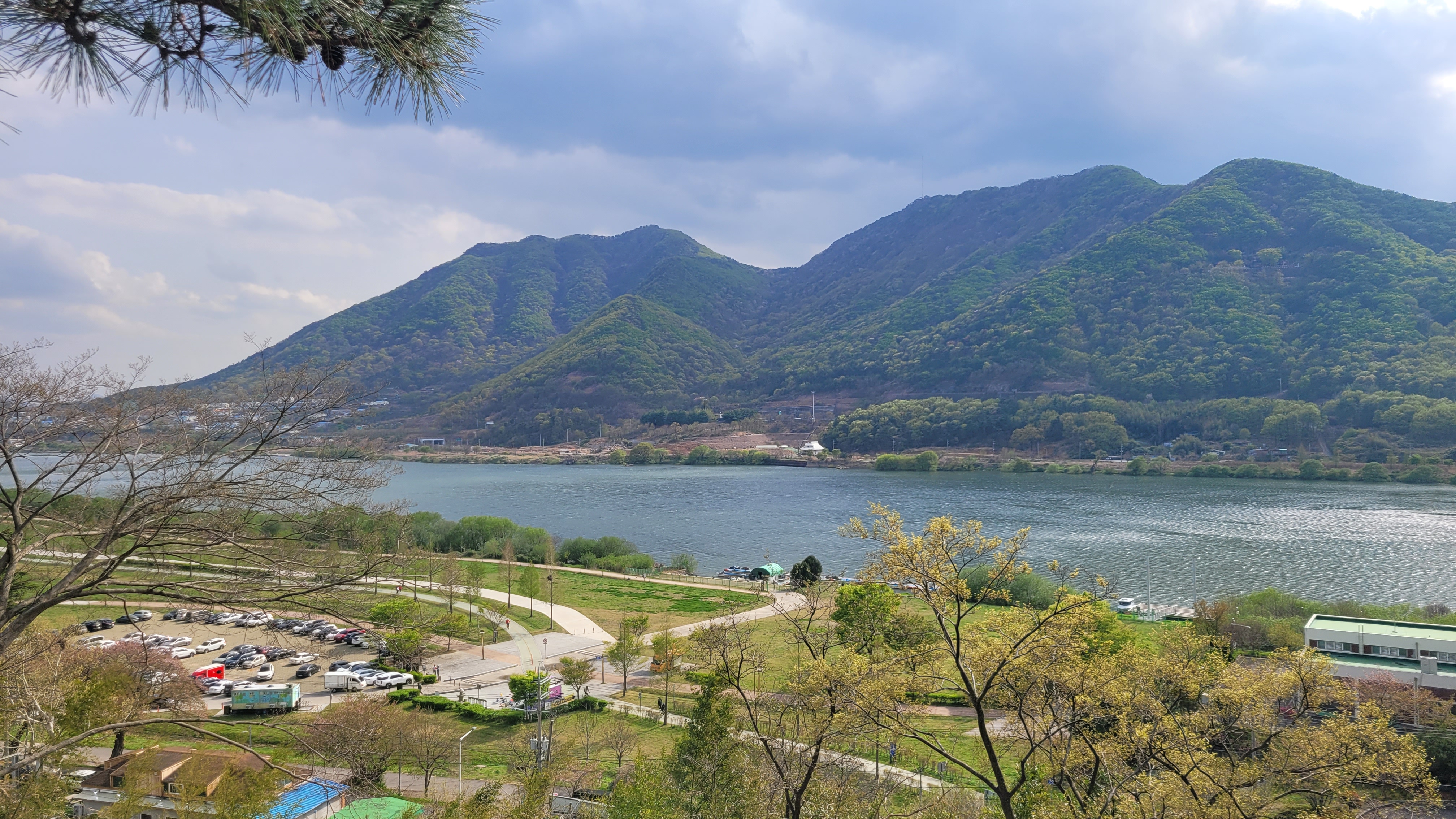 양산 물금역 전망대에서