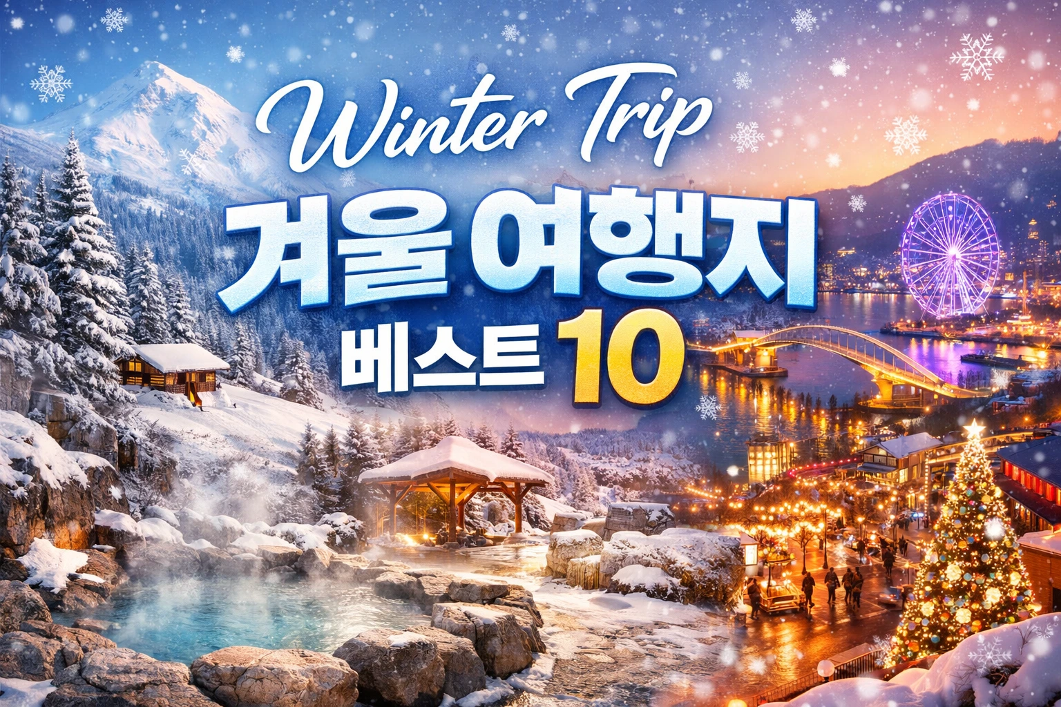 겨울 여행지 베스트 10에 대해 안내하는 글입니다.