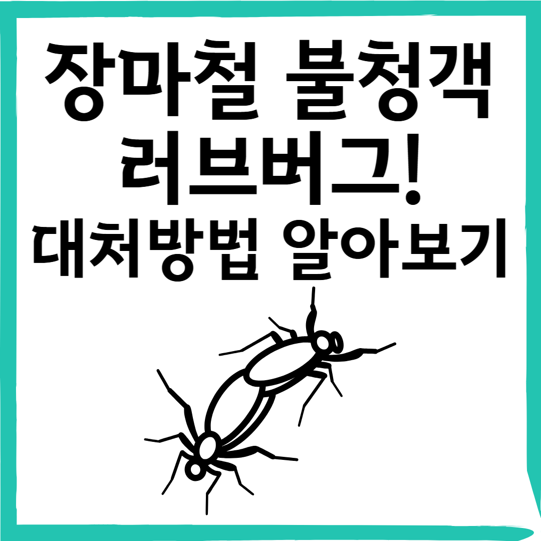 장마철 불청객 러브버그, "아는 만큼 보인다!" 진실을 파헤쳐보자.