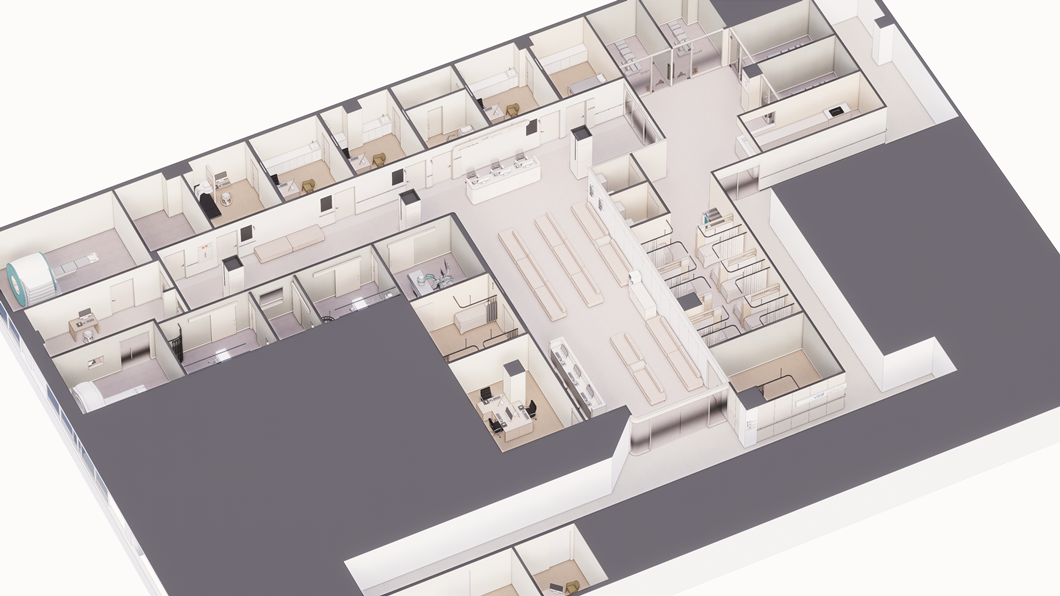 병원인테리어3d디자인