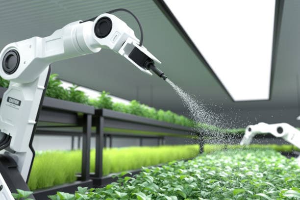 미래형 도시 식량 창고: 자동화와 로봇 기술이 융합된 농장(Automated Robotic Farms)