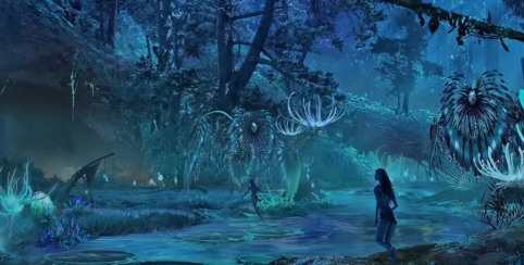 아바타의 자연 배경