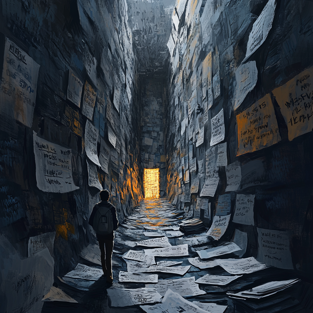 학원가의 공포 마케팅