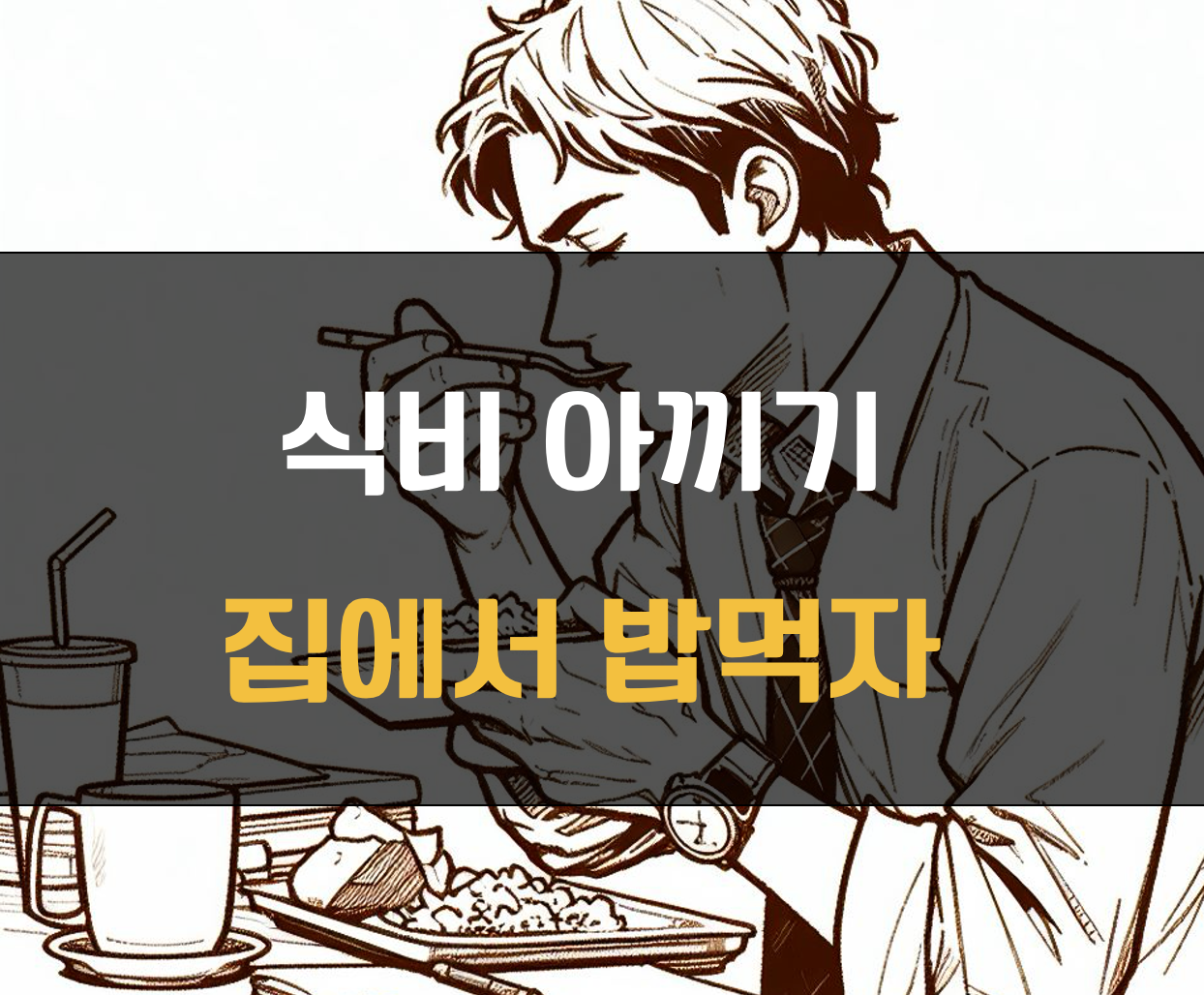 집에서 식사하기