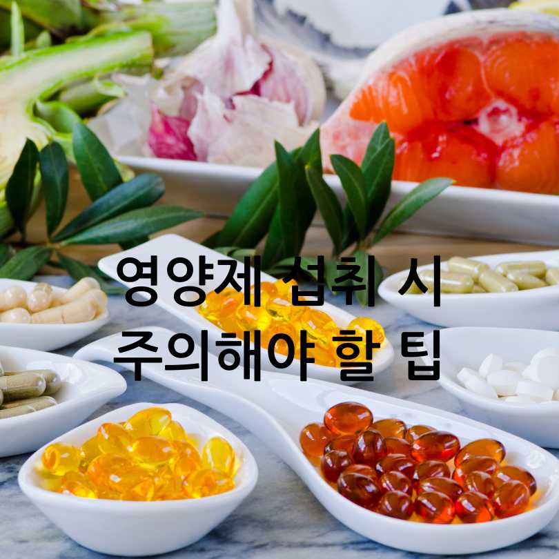같이 먹으면 안좋은 영양제 조합