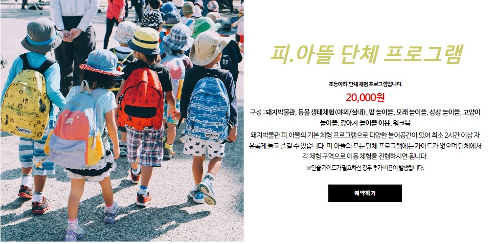 피아뜰 단체프로그램