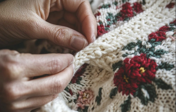 줄어든니트 늘리는방법4