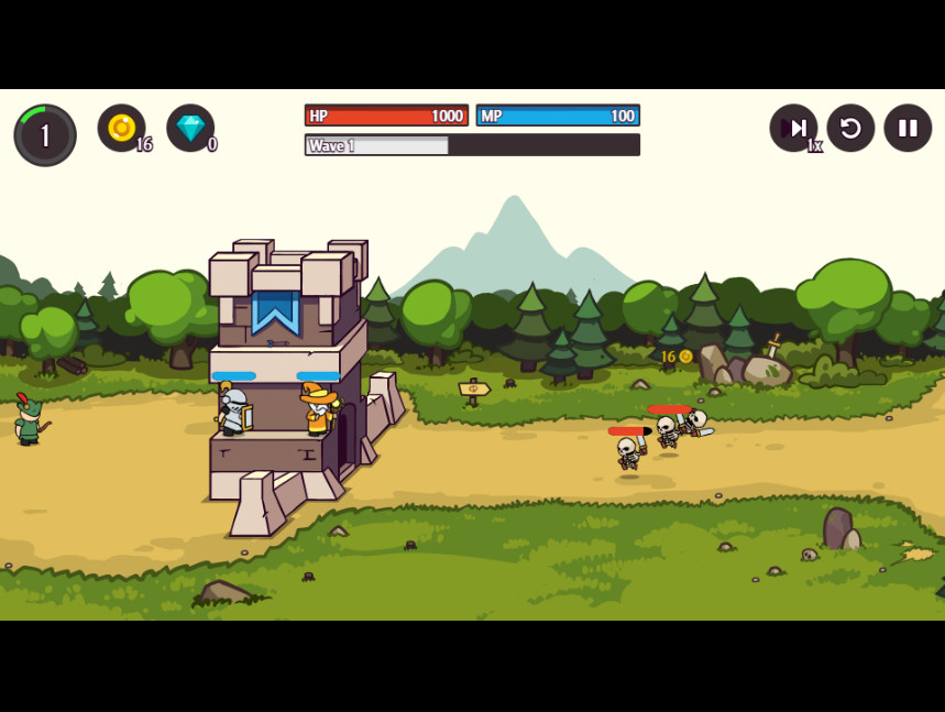 캐슬 디펜더 사가(Castle Defender Saga) 게임