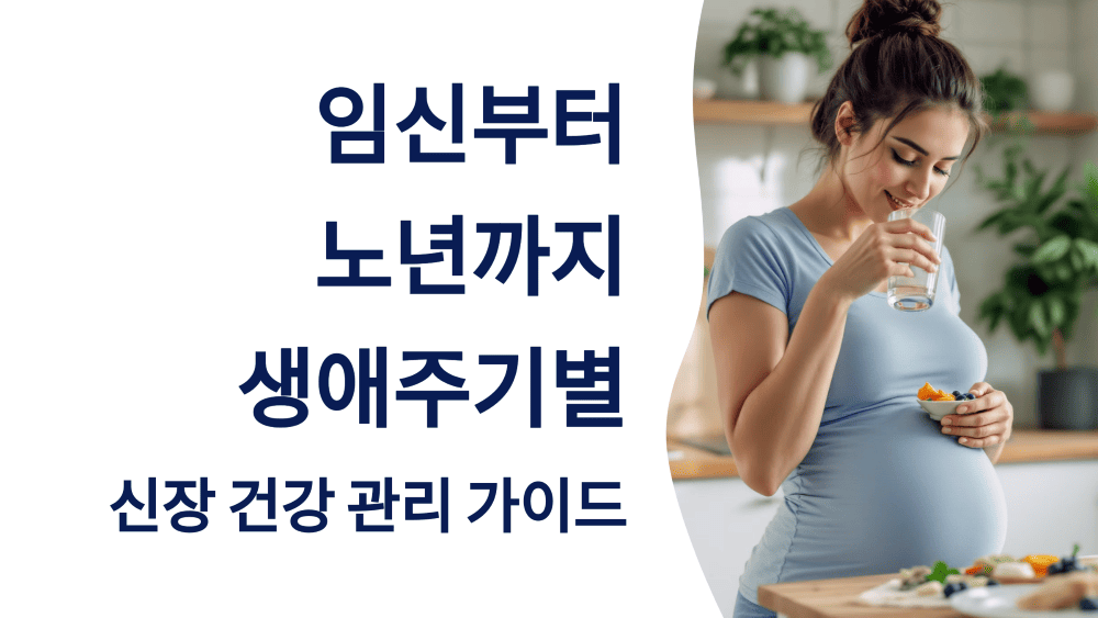 임신부터 노년까지, 생애주기별 신장 건강 관리 가이드