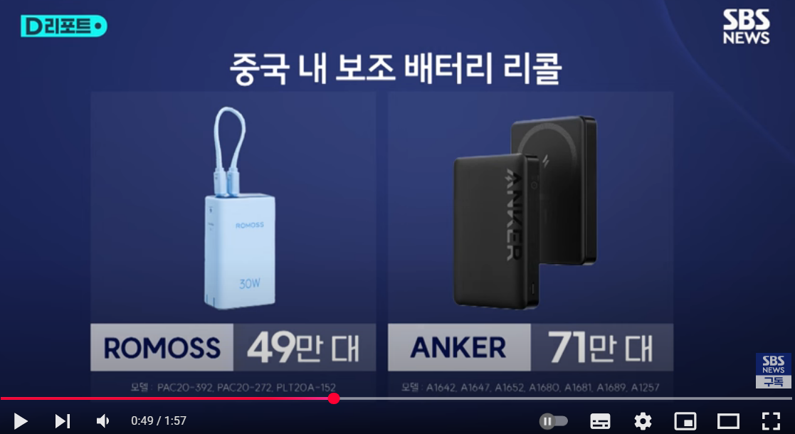 로모스, 앵커 리콜