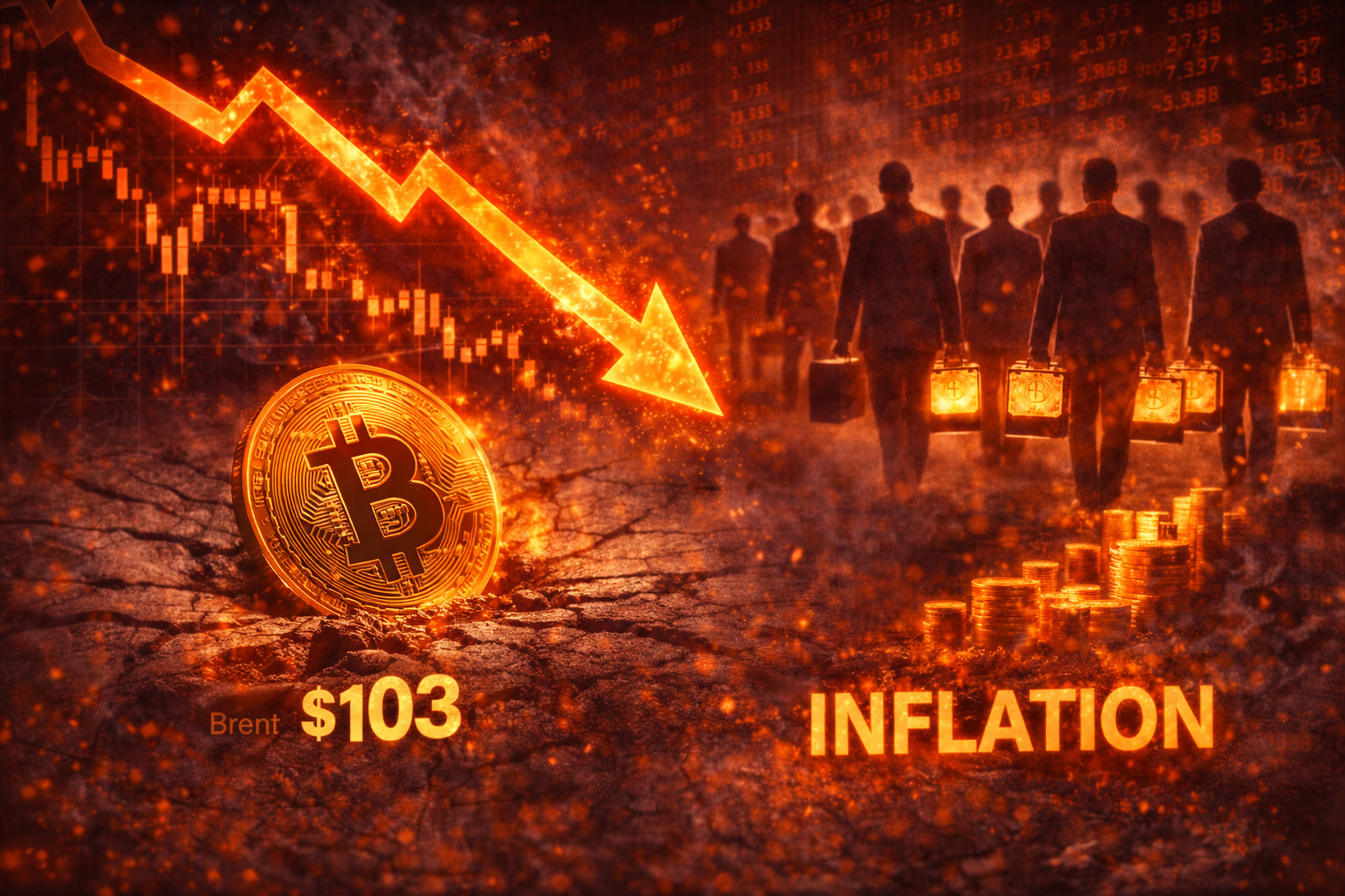 비트코인 하락의 이미지