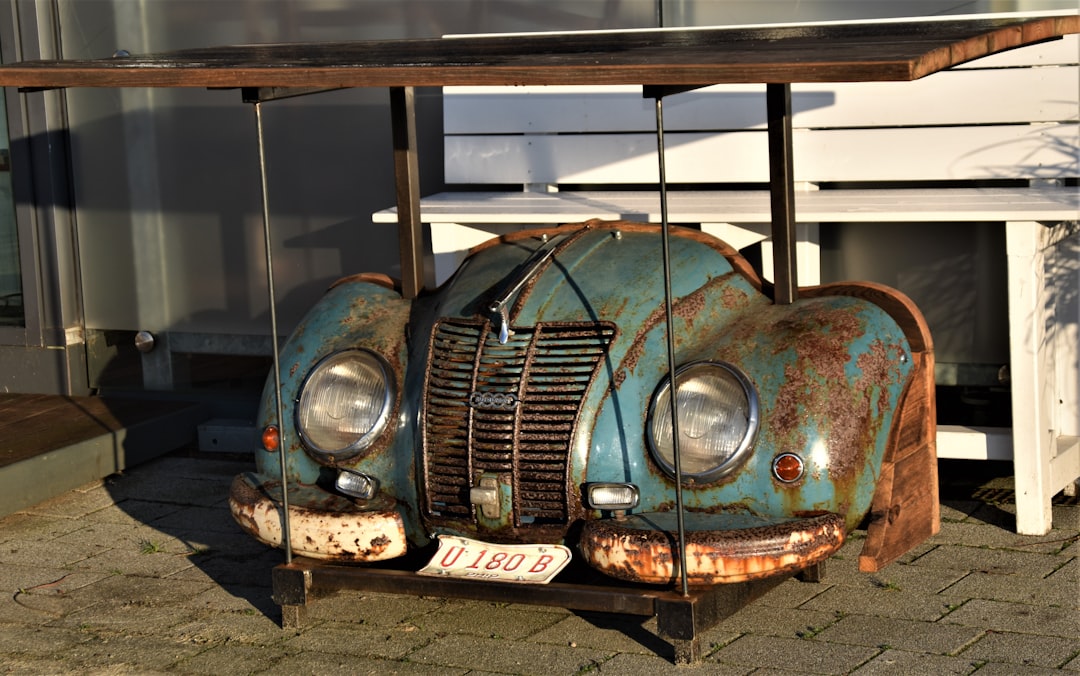 Used car dealership.