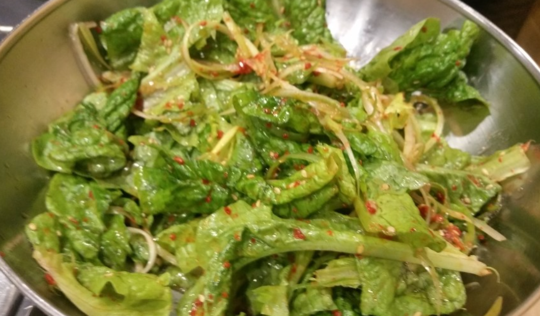 상추 버무림 레시피