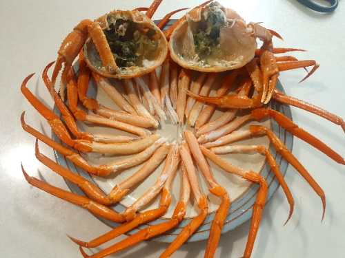 연지홍게 다리살