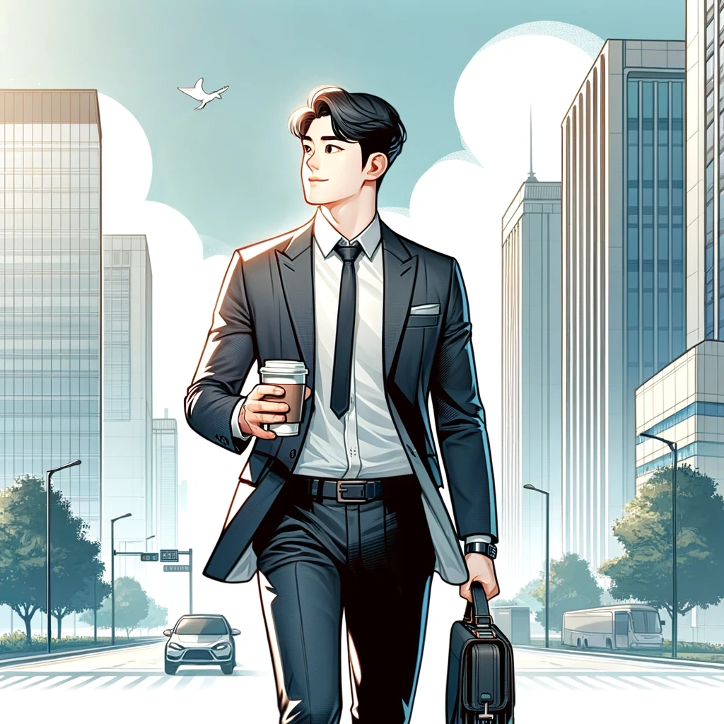 건강한 직장인 이미지