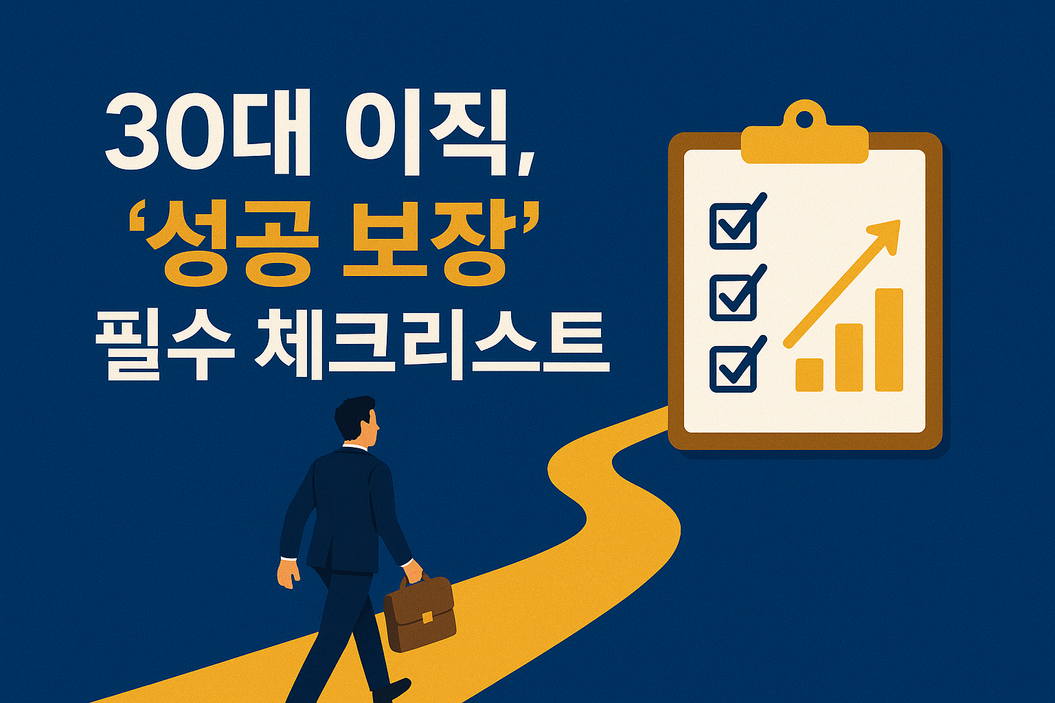 30대, 돈과 커리어의 모든 것(30대 이직, 성공적인 커리어 점프를 위한 필수 체크리스트)