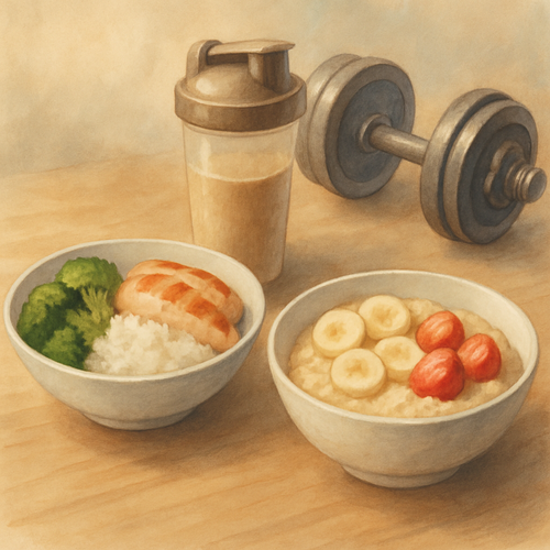 운동전-운동후-식사