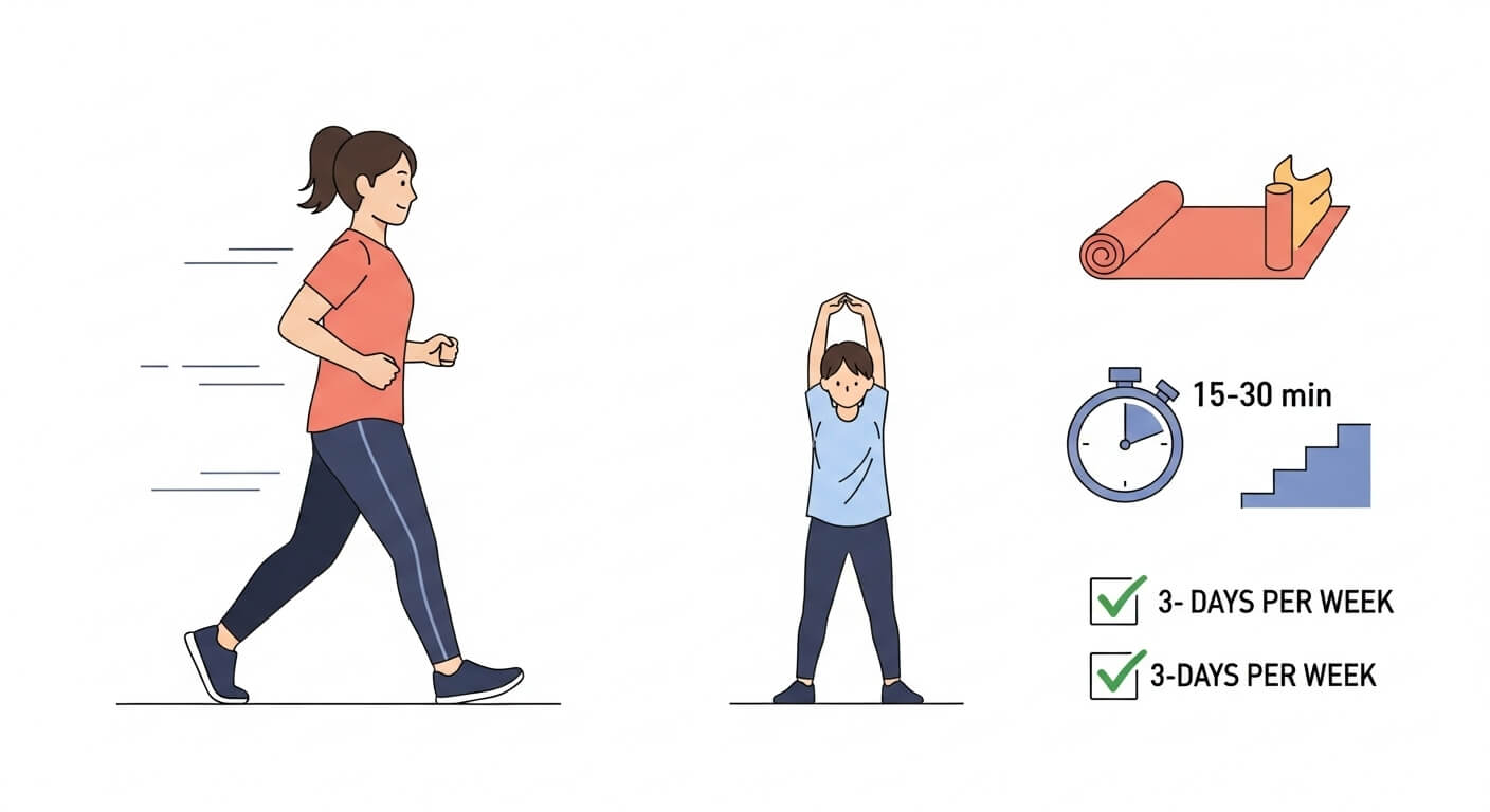 운동 루틴: 움직일수록 마음이 가벼워진다