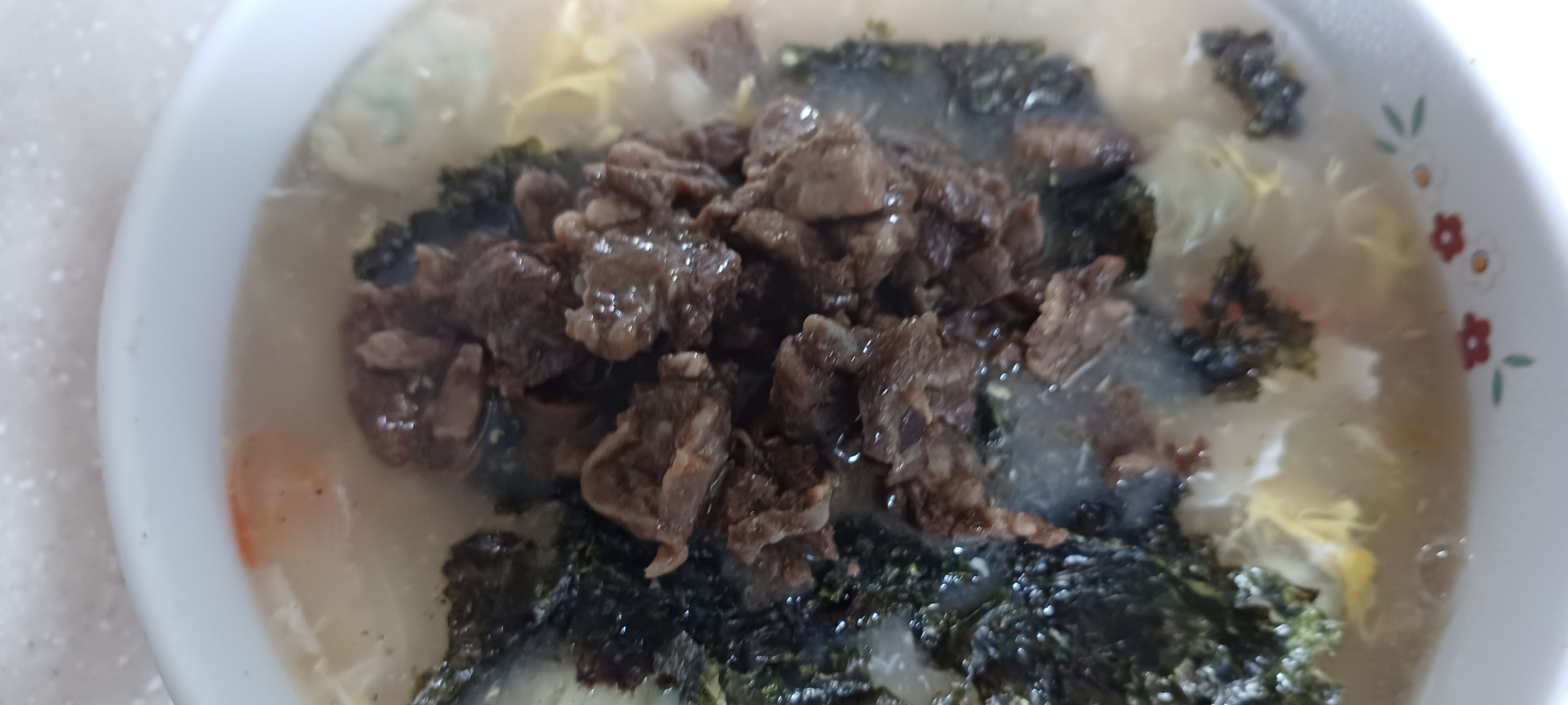 소고기 왕창 들어간 떡국