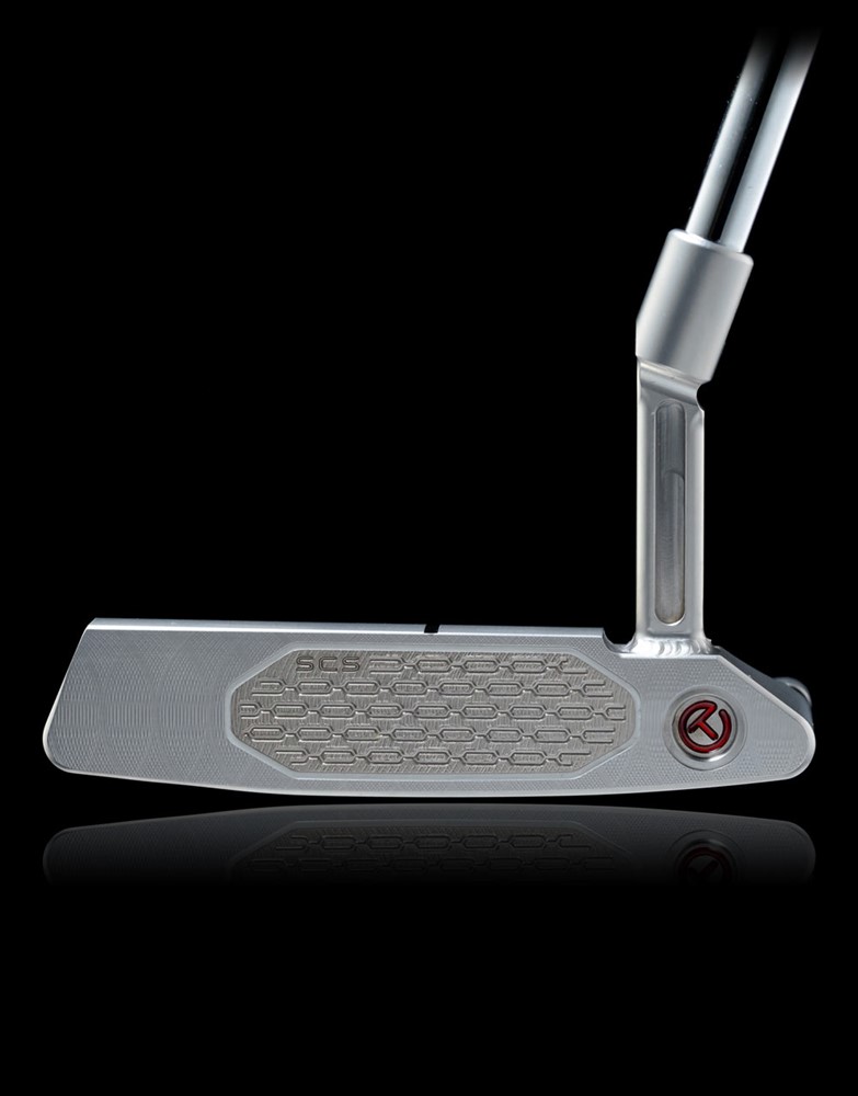 Studio Style Squareback 2 Welded Neck Tour Prototype 퍼터의 SCS 인서트와 체인 링크 밀링 페이스