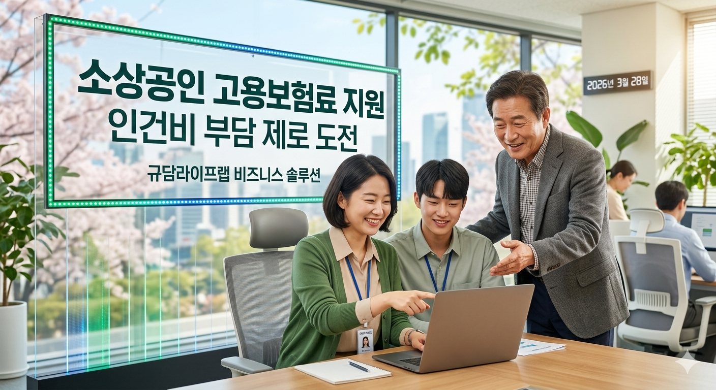 소상공인 고용보험료 지원 인건비 리스크 해결