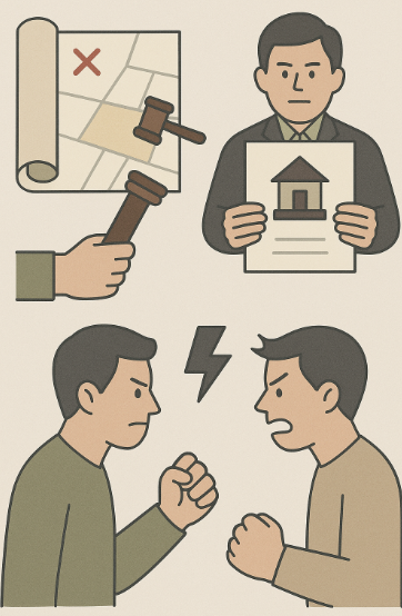 지적도 미등록 구조물 낙찰 시