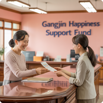 강진군 군민행복지원금 신청 이미지