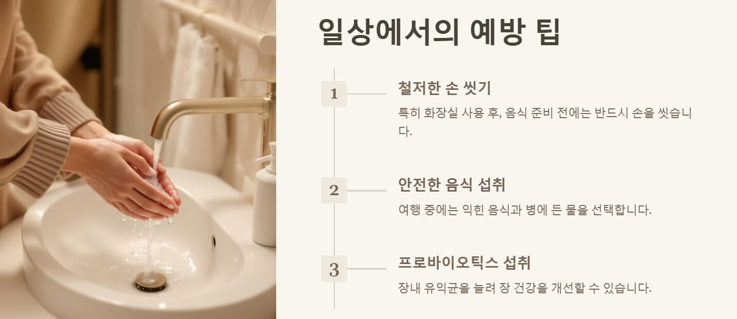 설사가 계속될때 대처법