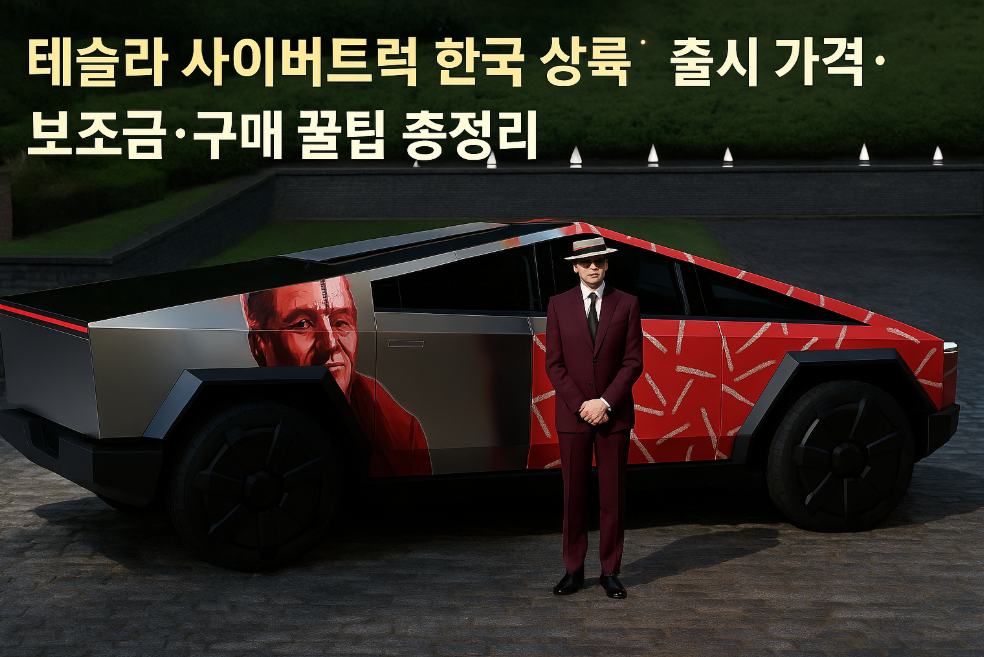 테슬라 사이버트럭 한국 상륙!