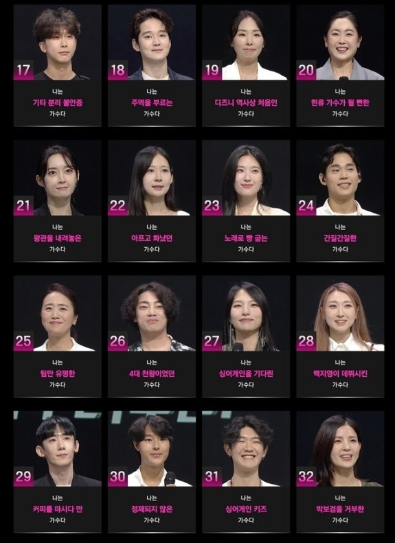 싱어게인3 참가자