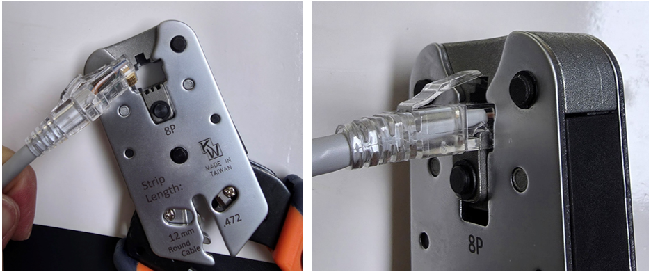 CAT.6 전용 랜툴로 압착하기