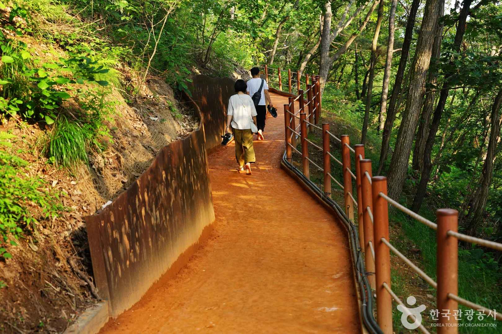 황토 맨발 숲길