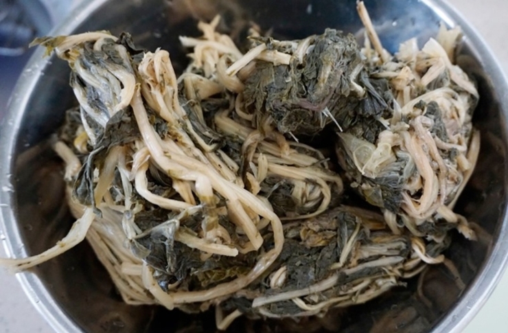 말린 무청 삶는법 시래기 보관법