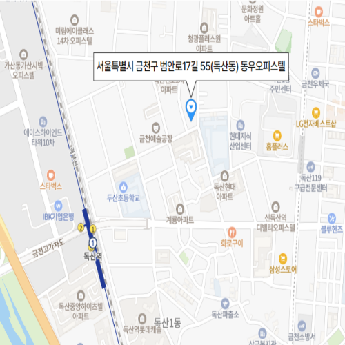 서울특별시 금천구 범안로17길 55(독산동)