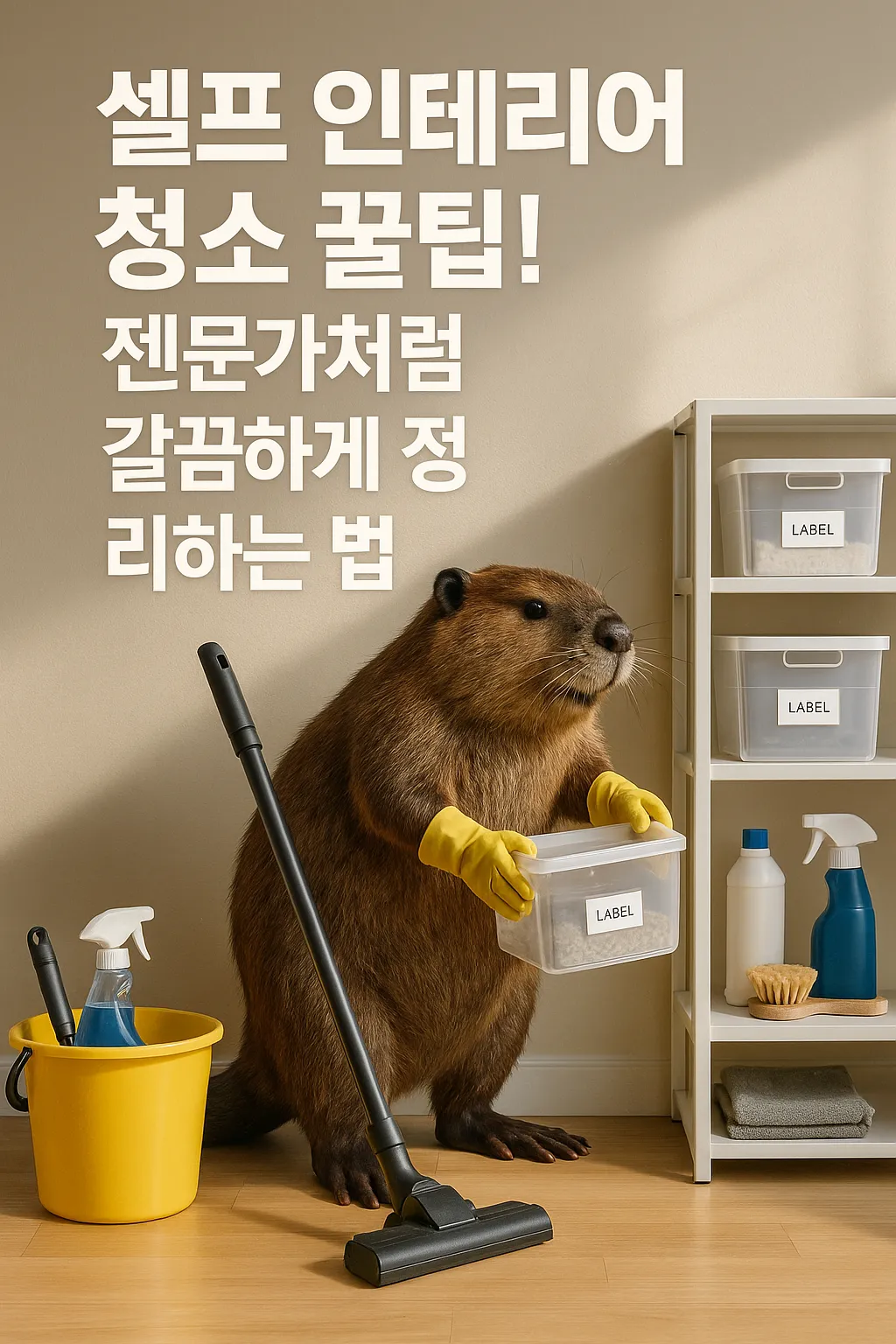 셀프 인테리어 청소 꿀팁! 전문가처럼 깔끔하게 정리하는 법