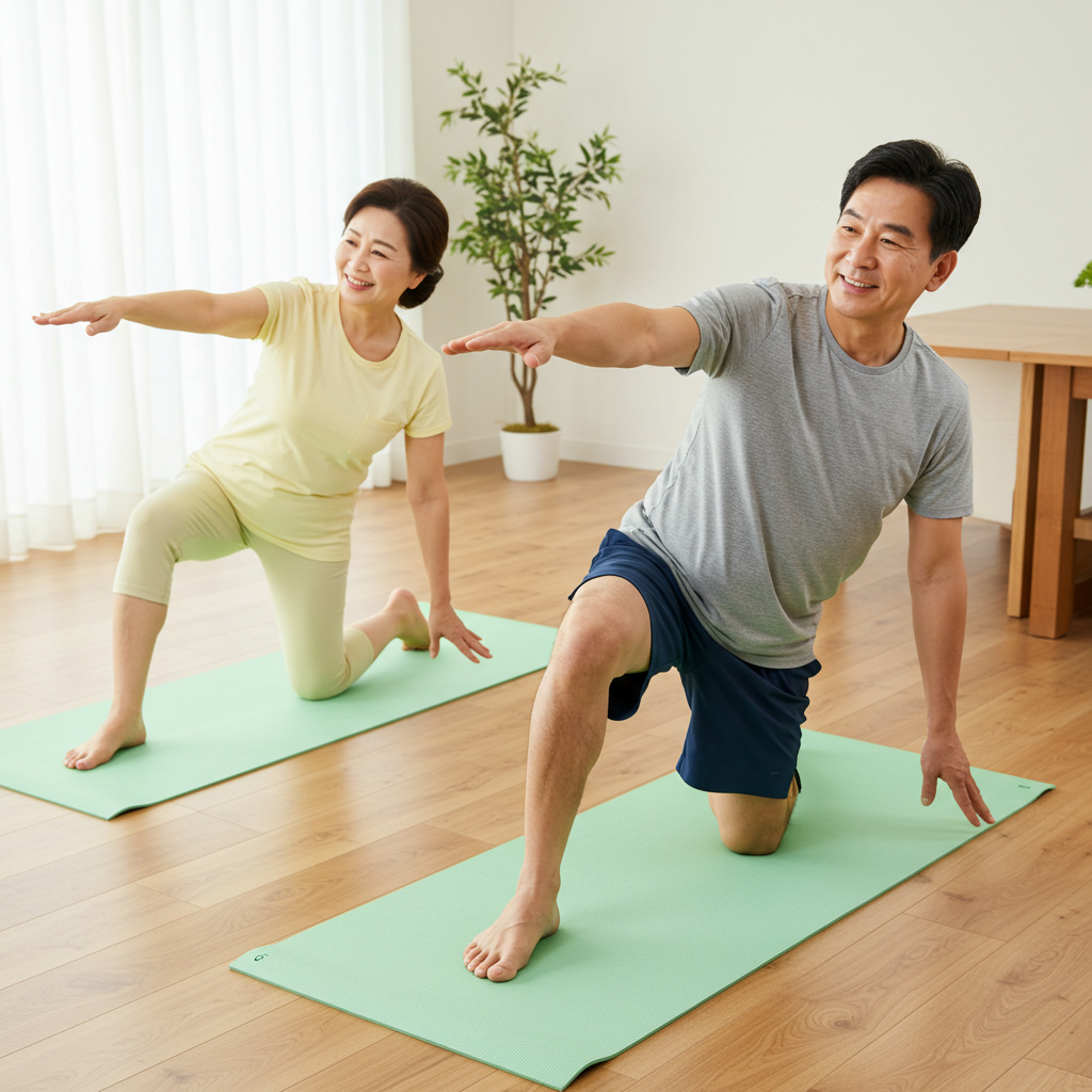 무릎에 좋은 스트레칭의 효과