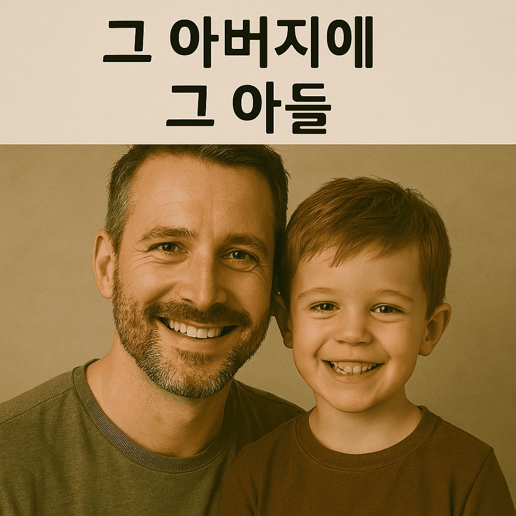 그 아버지에 그 아들