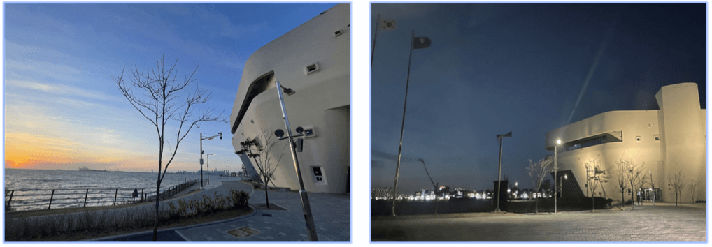 노을-저녁-박물관-외부-전경-사진