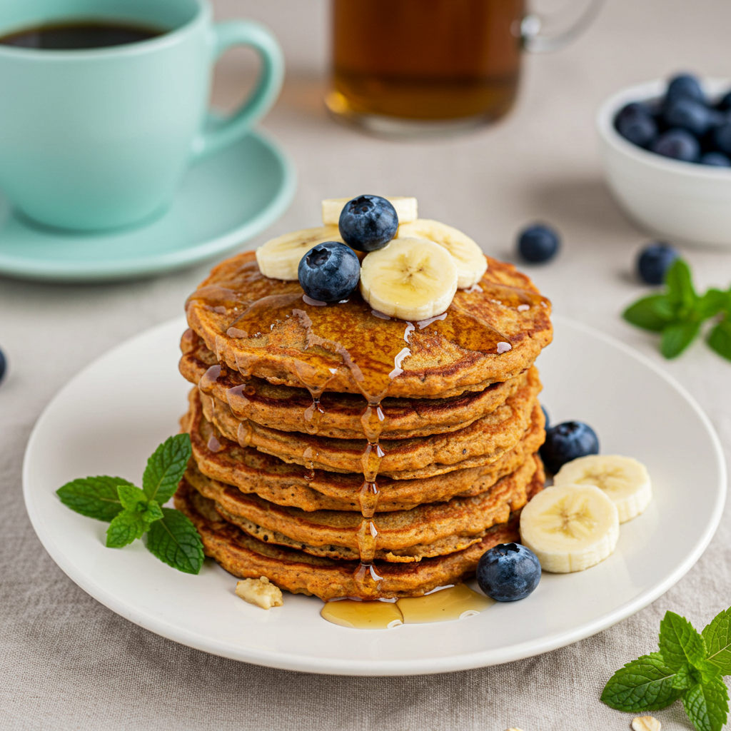 고구마 오트밀 팬케이크